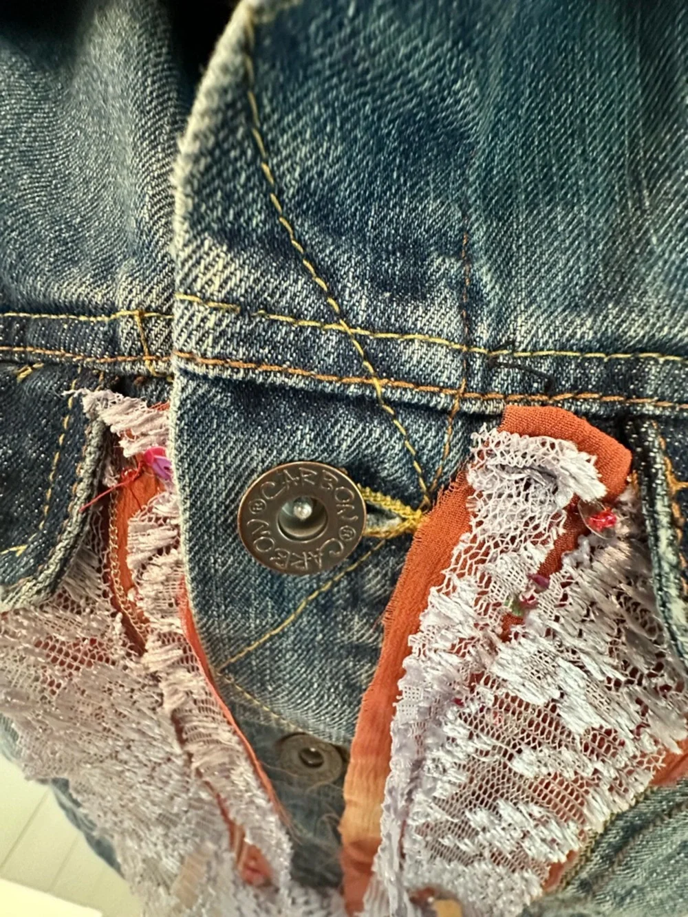 Custom Made Boho Denim Vest and Waist Wrap - Picture 8 of 16